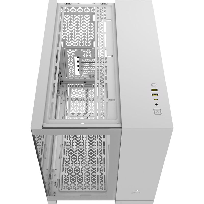 Corsair iCUE LINK 2500X RGB Mid-Tower Dual Chamber Case (White)