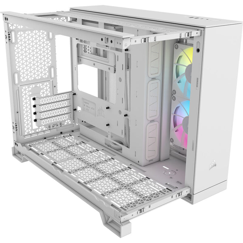 Corsair iCUE LINK 2500X RGB Mid-Tower Dual Chamber Case (White)