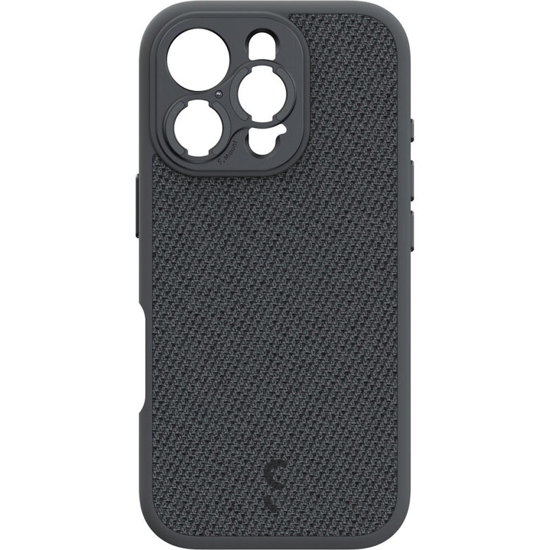 ShiftCam Camera Case for iPhone 16 Pro (Black Gray Fabric)