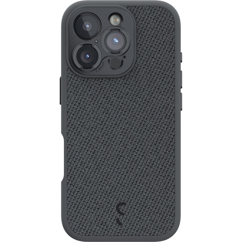 ShiftCam Camera Case for iPhone 16 Pro (Black Gray Fabric)