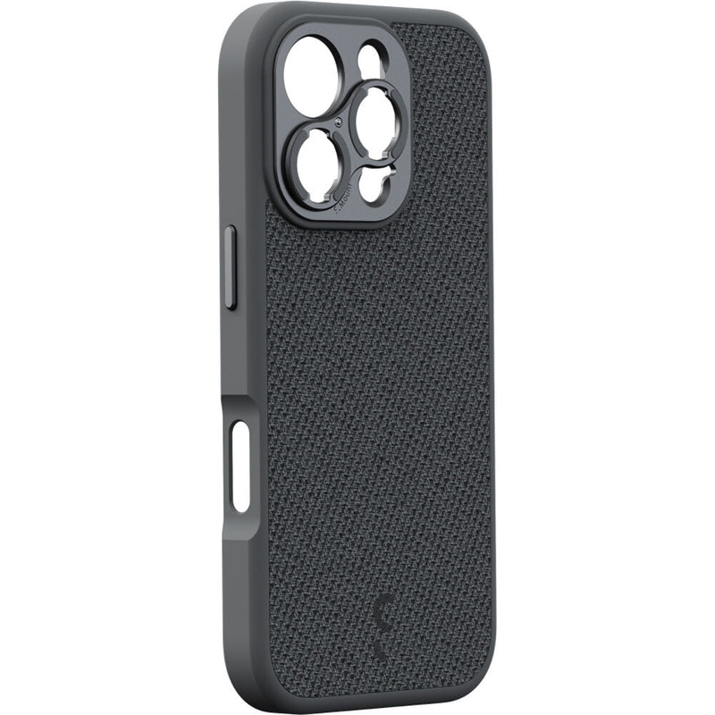 ShiftCam Camera Case for iPhone 16 Pro (Black Gray Fabric)