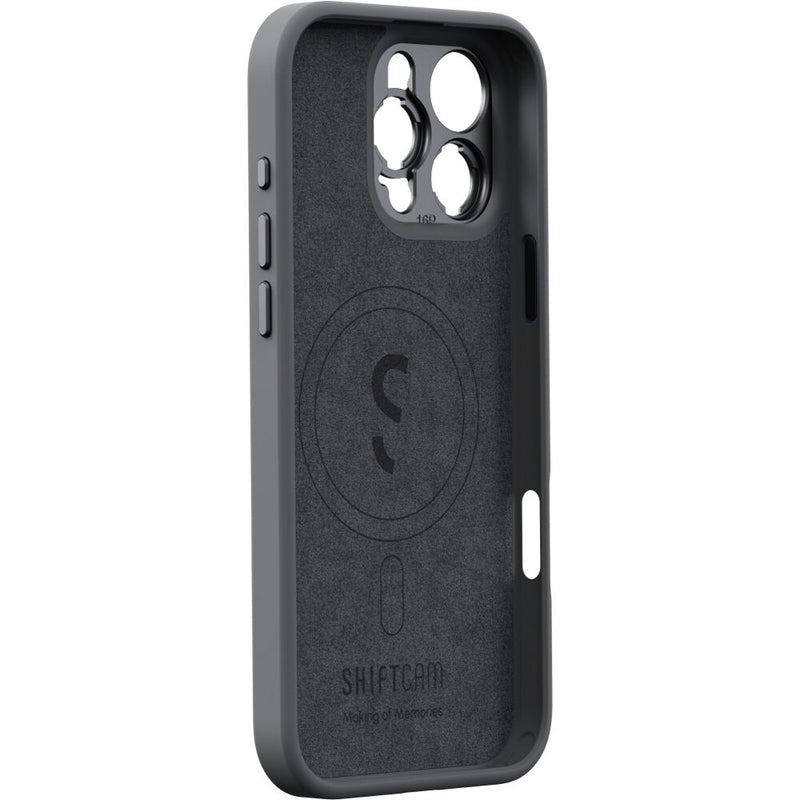 ShiftCam Camera Case for iPhone 16 Pro Max (Dark Gray Fabric)