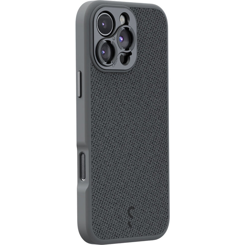 ShiftCam Camera Case for iPhone 16 Pro Max (Dark Gray Fabric)