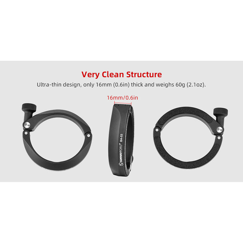 Sunwayfoto BA-53 Mobile Phone to Binocular Adapter Ring