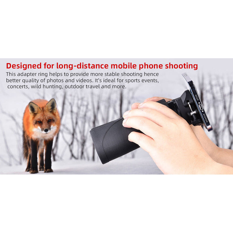 Sunwayfoto BA-53 Mobile Phone to Binocular Adapter Ring