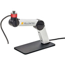 Yellowtec M!ka Microphone Table Stand with On-Air Signal (Aluminum, Bare Ends)