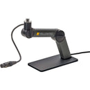 Yellowtec M!ka Microphone Table Stand with On-Air Signal (Black, XLR)