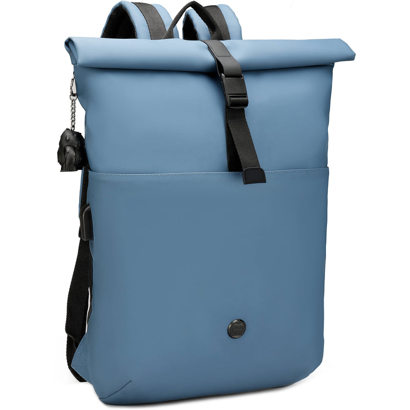 Swissdigital LAMONE Rolltop Backpack (Dark Blue, 13L)