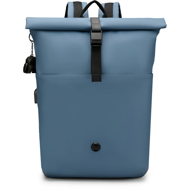 Swissdigital LAMONE Rolltop Backpack (Dark Blue, 13L)