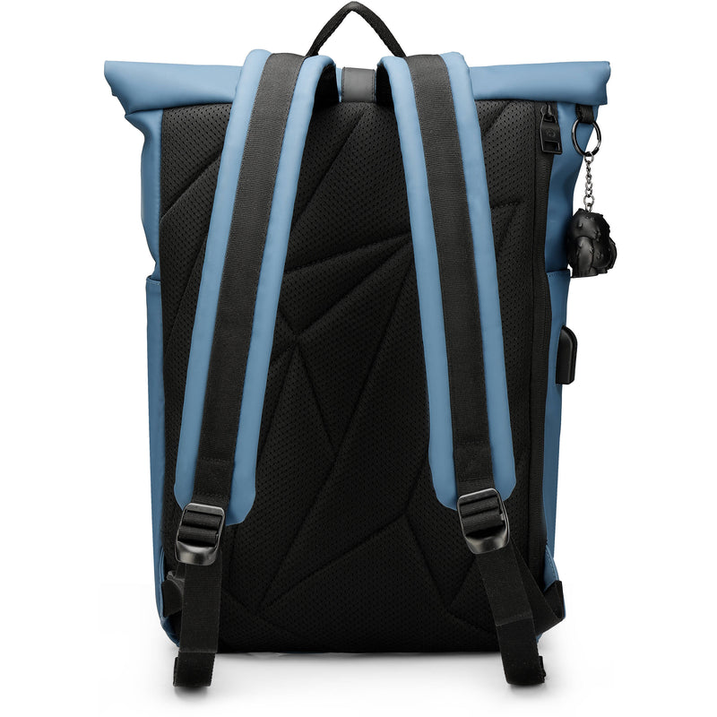 Swissdigital LAMONE Rolltop Backpack (Dark Blue, 13L)