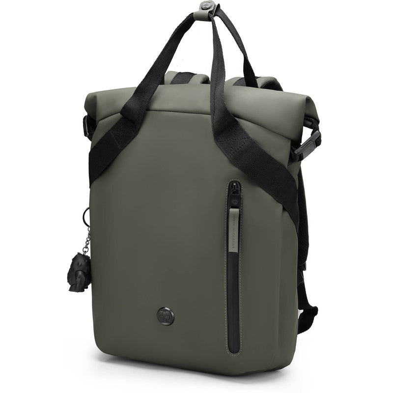 Swissdigital LAMONE Rolltop Backpack (Dark Green, 13L)