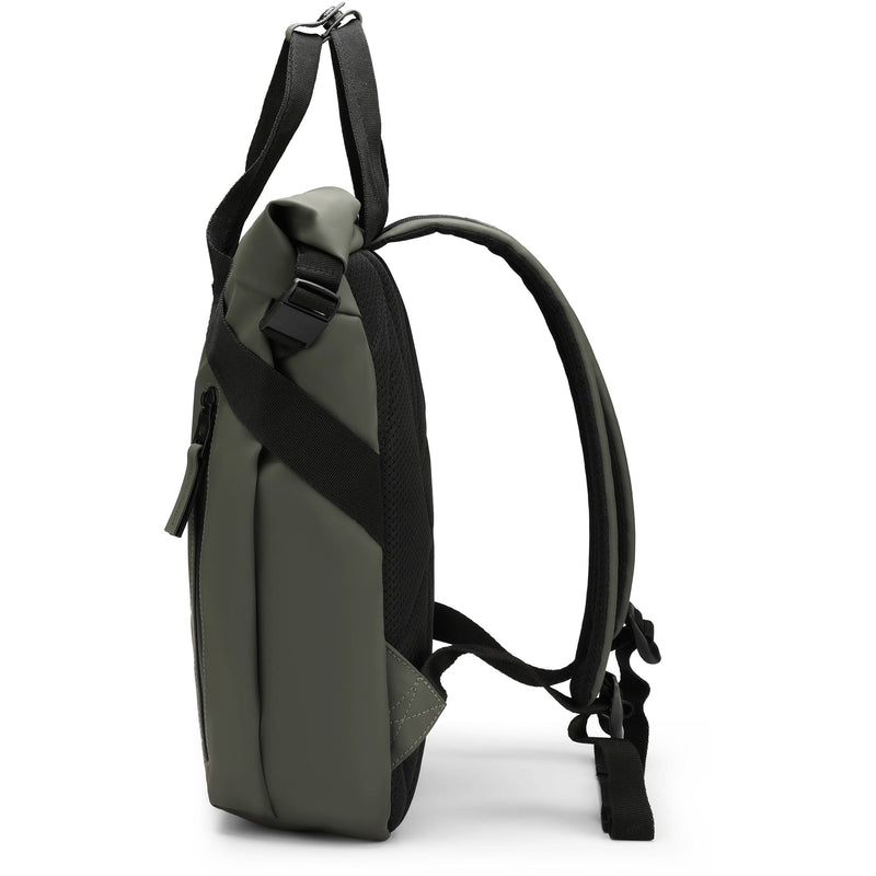 Swissdigital LAMONE Rolltop Backpack (Dark Green, 13L)