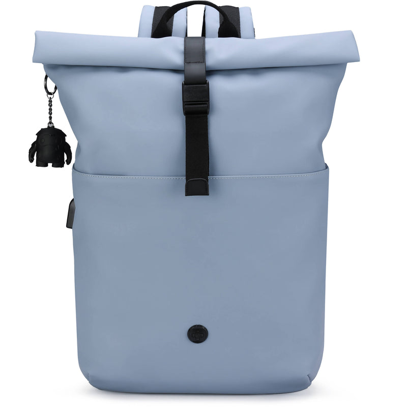 Swissdigital LAMONE Rolltop Backpack (Light Blue, 13L)