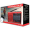Supersonic 9-Band Radio with Bluetooth (Red)