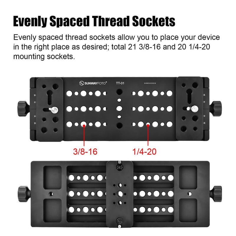 Sunwayfoto TT-01 Tripod Tactical Table
