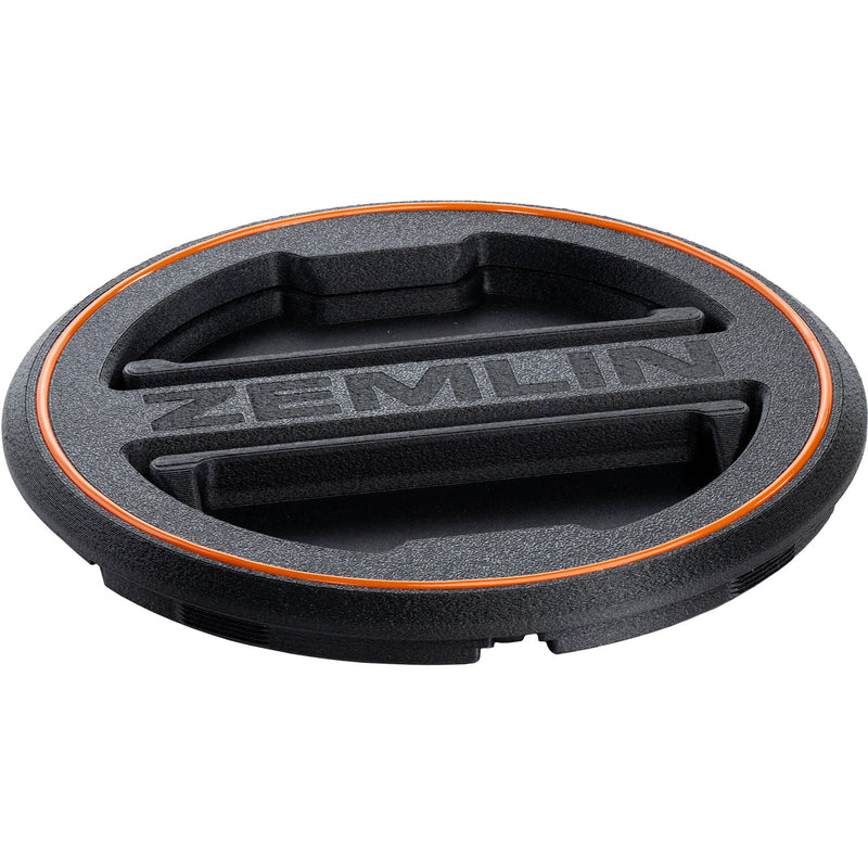 Zemlin Photo V2 Lens Cap for Nikon AF-S NIKKOR 500mm f/4G VR IF-ED (Orange Skid Pad)