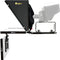 ikan PT4500S SDI 15" Teleprompter, Tripod & Dolly Turnkey with SDI Widescreen Talent Monitor & Hard Travel Case