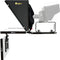 ikan PT4500 15" Teleprompter, Tripod & Dolly Turnkey with SDI Widescreen Talent Monitor & Hard Travel Case