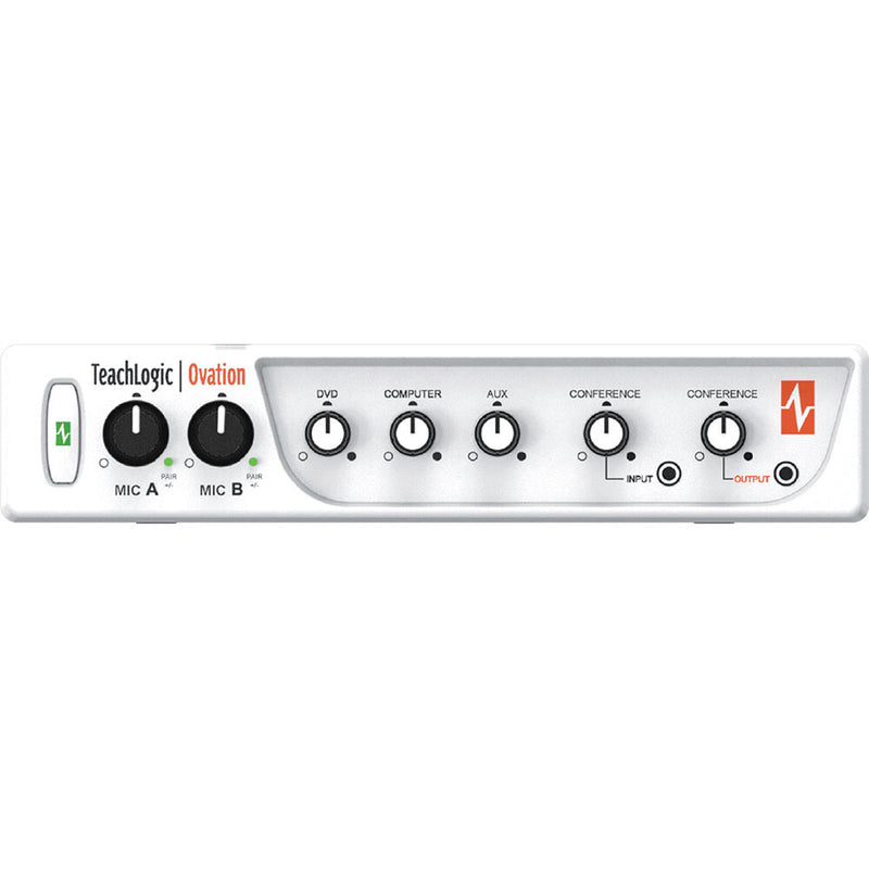 TeachLogic Ovation Amplifier/Mixer/Dect Receiver 50-Watts, Conference Features, Automatic Energy Saving Sleep M