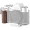 Tilta Mounting Baseplate with Wooden Grip for Fujifilm X-T50 (Silver)