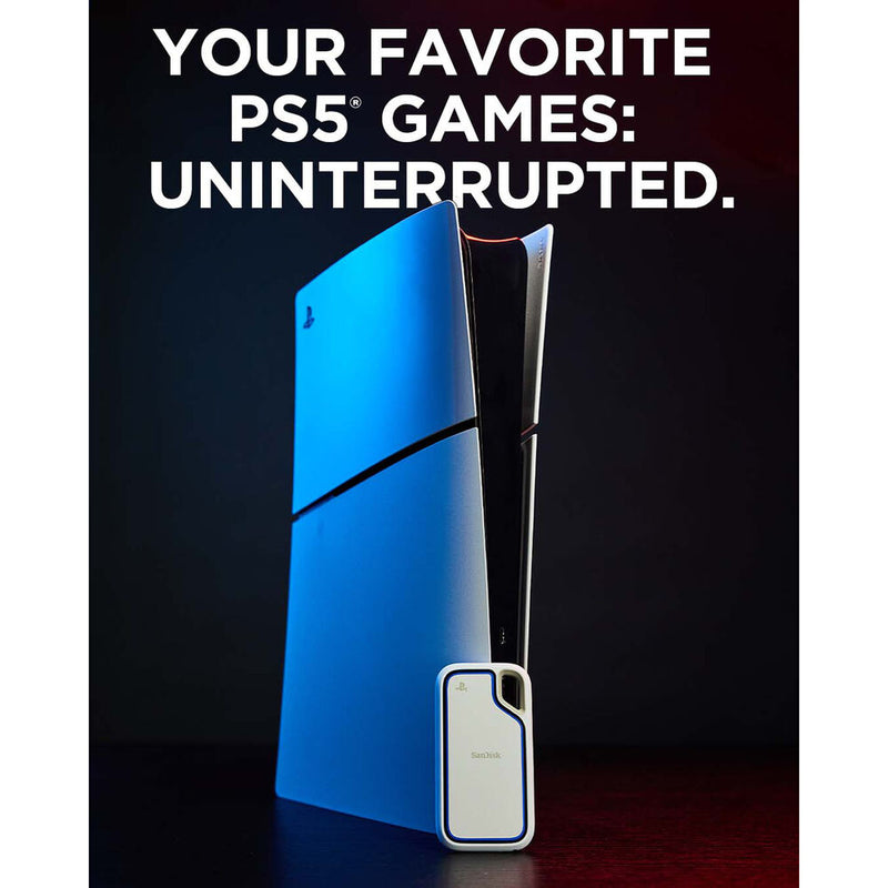 SanDisk 1TB Extreme USB 3.2 Gen 2 Portable SSD for PlayStation 5