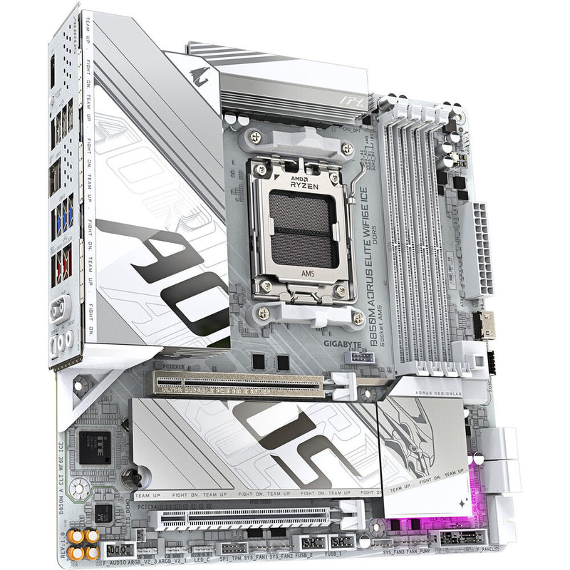 Gigabyte B850M AORUS ELITE WIFI6E ICE AM5 Micro-ATX Motherboard