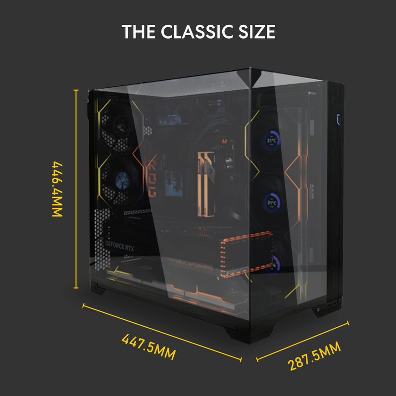 Lian Li 011 Vision Compact Mid-Tower Case (Black)