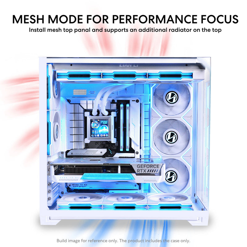 Lian Li 011 Vision Compact Mid-Tower Case (White)