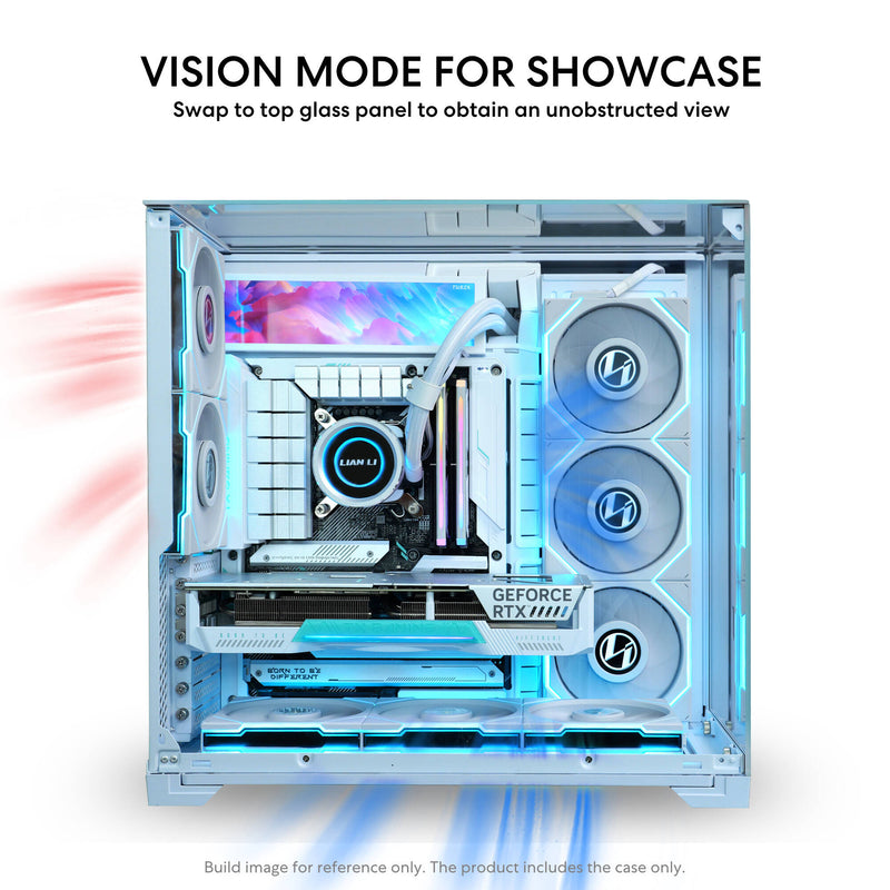 Lian Li 011 Vision Compact Mid-Tower Case (White)