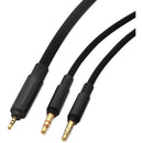 Beyerdynamic Double-Sided Stereo Cable with Locking Mechanism for Balanced-Mode Use (4-Pin 2.5mm to Two 3.5mm, 4.6')