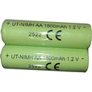 Williams Sound Rechargeable AA NiMH Batteries (1500mAh, 2-Pack)