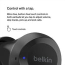 Belkin SoundForm Bolt 2 True Wireless Earbuds (Black)