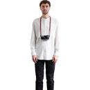 Artisan & Artist ACAM-310A Silk Cord Camera Strap (Black/Red)