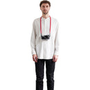 Artisan & Artist ACAM-310A Silk Cord Camera Strap (Red)