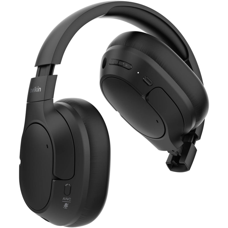 Belkin SoundForm Isolate Wireless Noise-Canceling Over-Ear Headphones (Black)