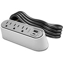 Wiremold Products 3-Outlet Desktop Power Center Slim with USB (White)
