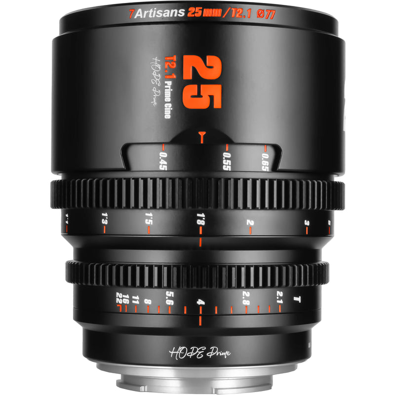 7artisans Photoelectric 25mm T2.1 Hope S35 Cine Lens (Canon RF, Black)