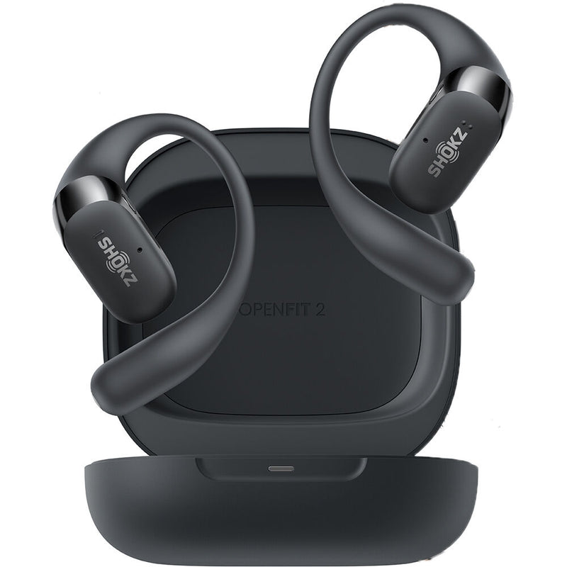 SHOKZ OpenFit 2 True Wireless Open-Ear Headphones (Black)