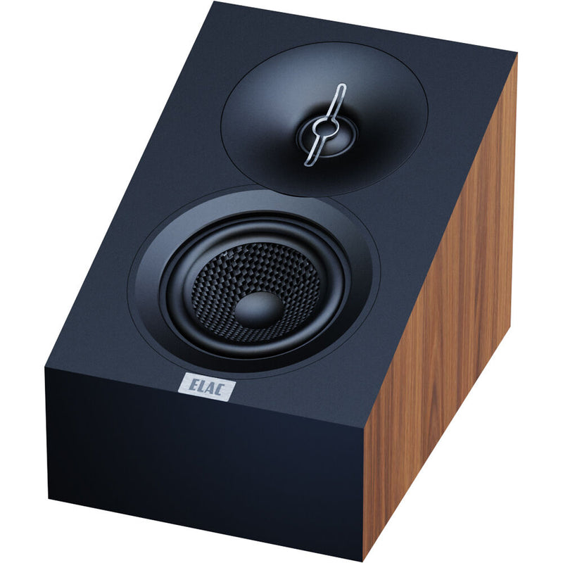 ELAC Debut 3.0 DA43 2-Way Dolby Atmos Speaker (Walnut, Pair)