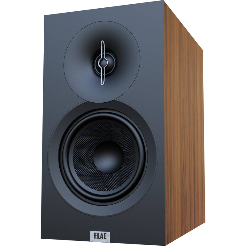 ELAC Debut 3.0 DB53 Bookshelf 2-Way Speakers (Walnut, Pair)
