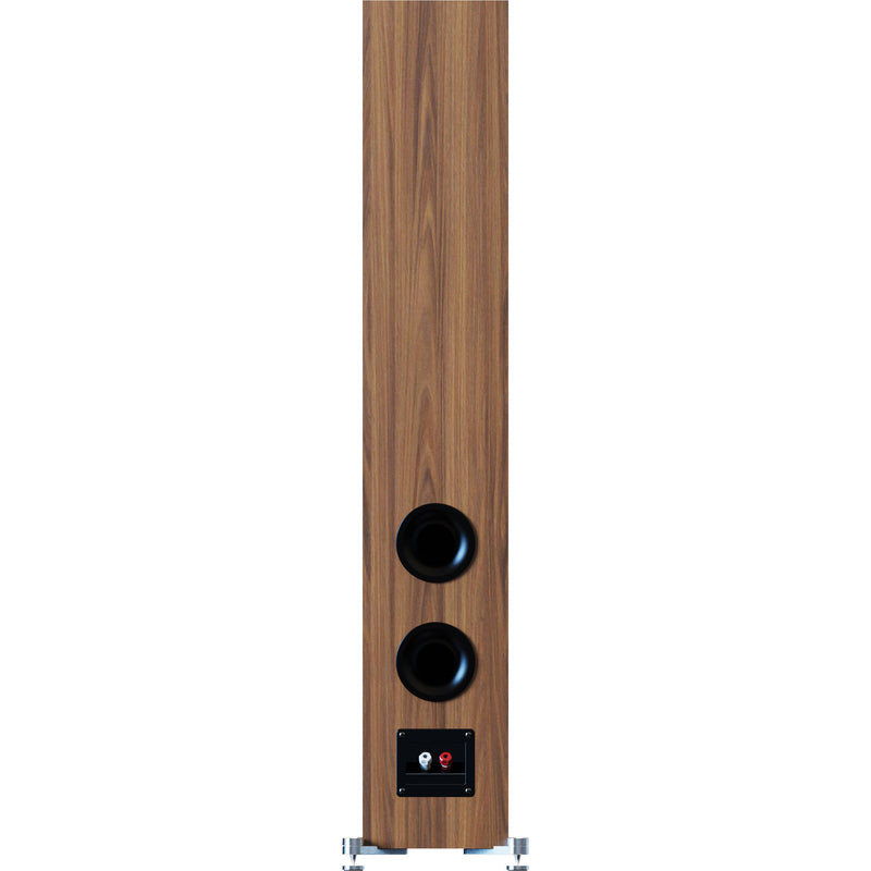 ELAC Debut 3.0 DF53 Floorstanding 3-Way Speaker (Walnut, Single)