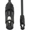 Genaray Mini 3-Pin Female to 5-Pin Female DMX Adapter Cable (0.5')