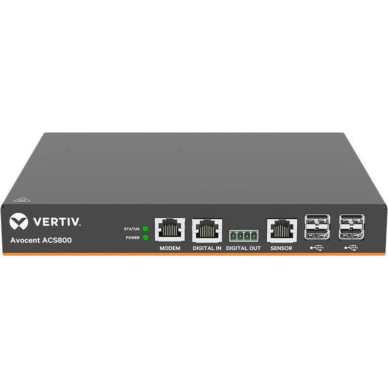Vertiv Avocent Avocent 4-Port ACS800 Serial Console with external AC/DC Power Brick