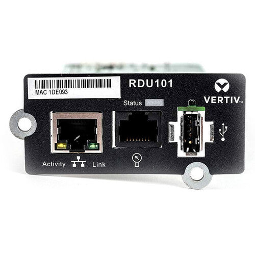 Liebert SNMP/Webcard for Communications with Environmental Sensor Support