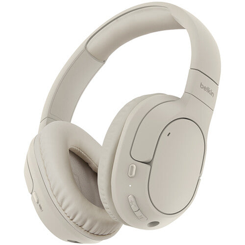 Belkin SoundForm Surround Wireless Over-Ear Headphones (Sand)