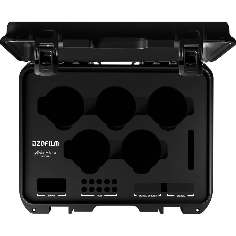 DZOFilm Hard Case with Foam Insert for Set of 5 Arles Prime Lenses