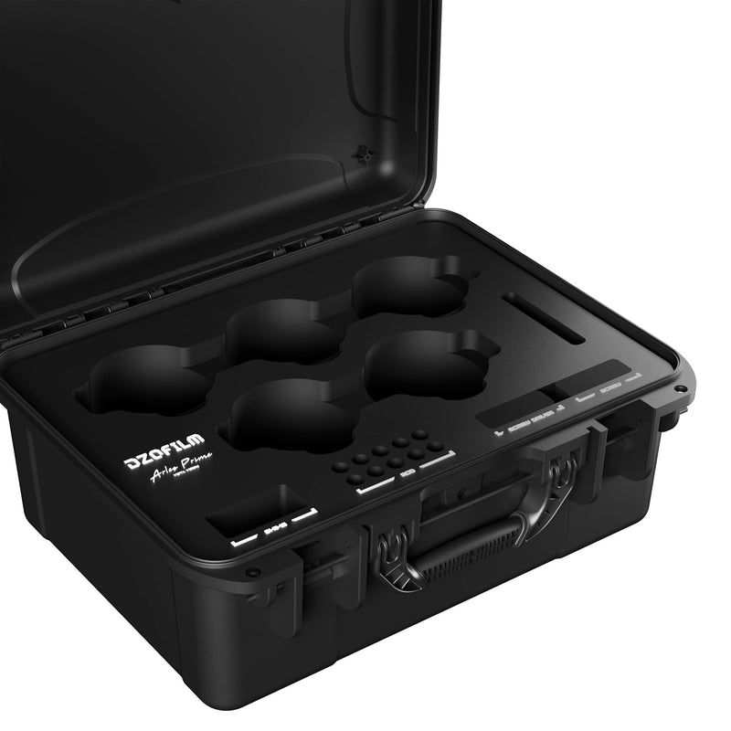 DZOFilm Hard Case with Foam Insert for Set of 5 Arles Prime Lenses