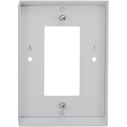 RDL European Plate Adapter (Single Gang, Black)