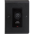 RDL European Plate Adapter (Single Gang, Black)