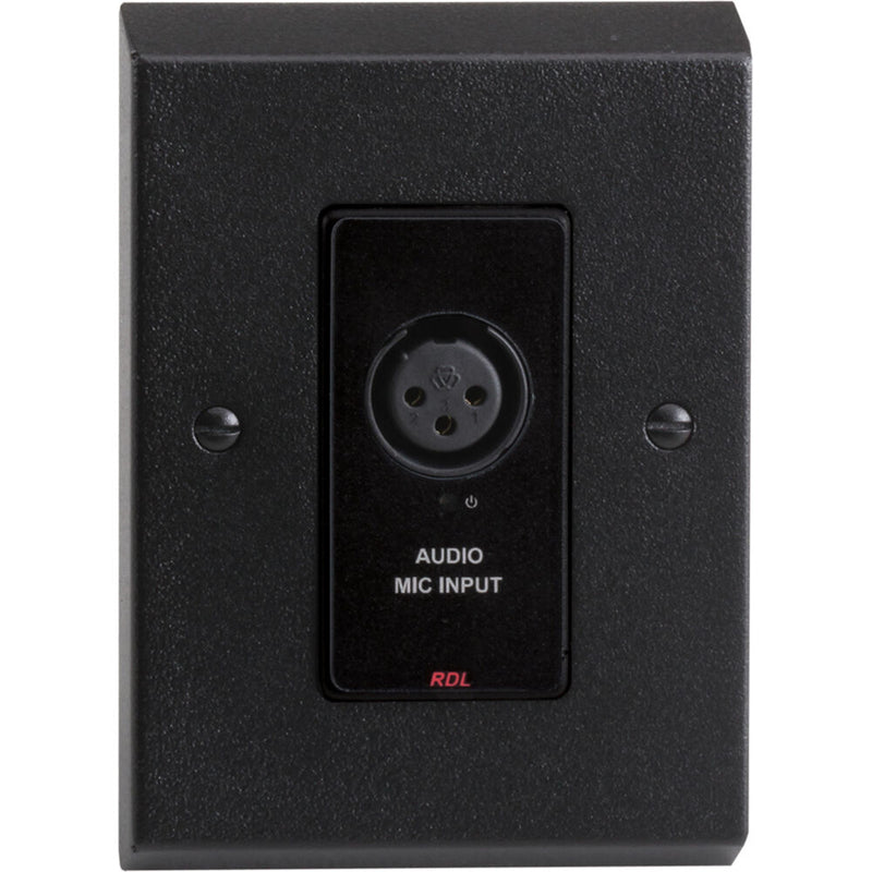 RDL European Plate Adapter (Single Gang, Black)